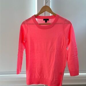 $20 NWOT J Crew Women’s Fitted Merino Wool 3/4 Sleeve Spring Sweater $98